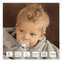 Difrax Fopspeen Natural 6+ M Glow In The Dark