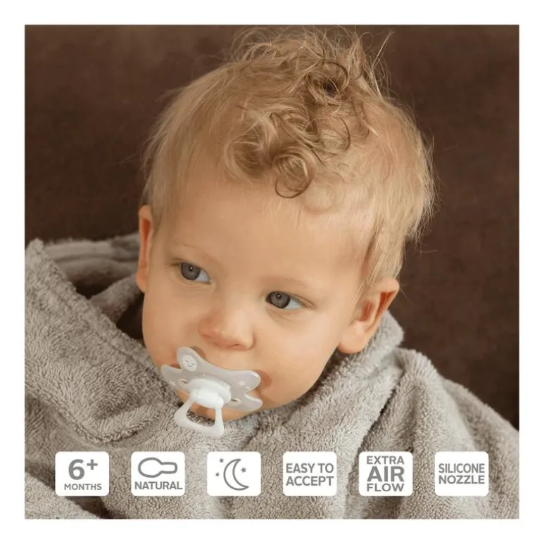 Difrax Fopspeen Natural 6+ M Glow In The Dark