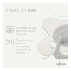 Difrax Fopspeen Natural 6+ M Glow In The Dark