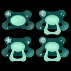 Difrax Fopspeen Natural 6+ M Glow In The Dark