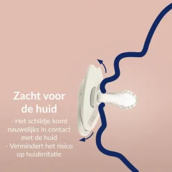 Difrax LOVI Prime Fopspeen Baby Blue/Blue 0-6 maanden