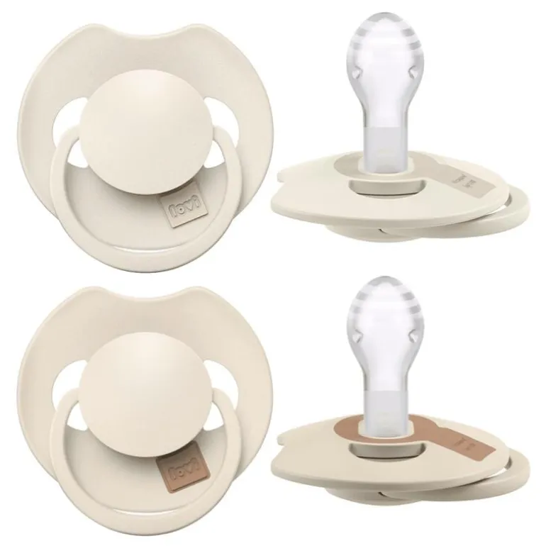 Difrax LOVI Prime Fopspeen Coconut/Ivory18+ maanden