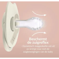 Difrax LOVI Prime Fopspeen Coconut/Ivory18+ maanden