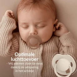 Difrax LOVI Prime Fopspeen Baby Blue/Blue18+ maanden