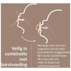 Difrax LOVI Prime Fopspeen Coconut/Pistachio0-6 maanden