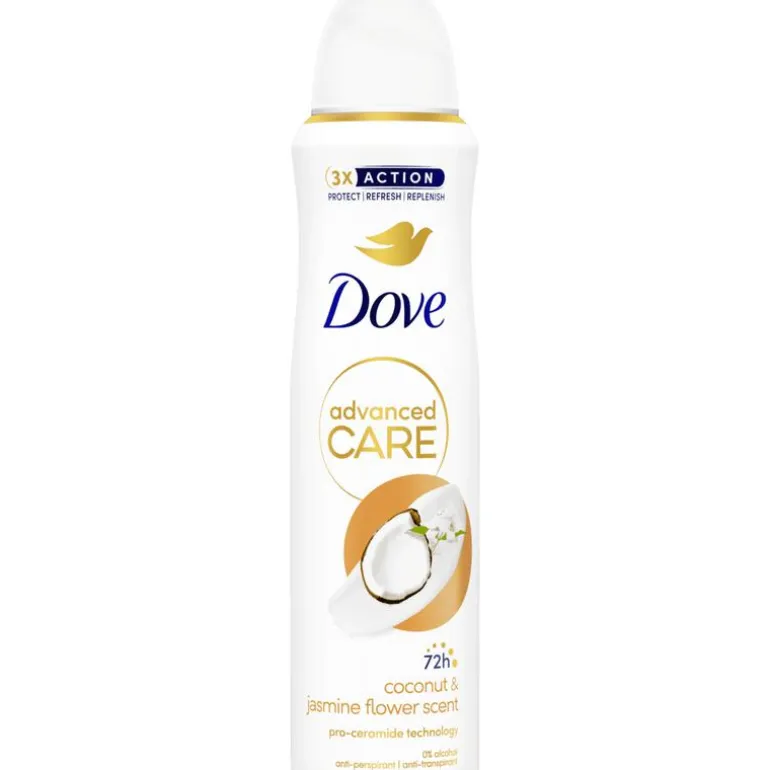 Dove Advanced Care Coconut & Jasmine Flower Anti-Transpirant Deodorant Spray 150 ML