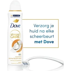 Dove Advanced Care Coconut & Jasmine Flower Anti-Transpirant Deodorant Spray 150 ML