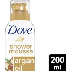 Dove Argan Oil Shower Mousse 200 ml