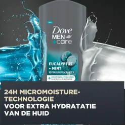 Dove Men + Care Showergel Eucalyptus + Mint 400 ML