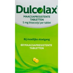Dulcolax Bisacodyl Omhulde Tabletten 5 MG 60 Tabletten