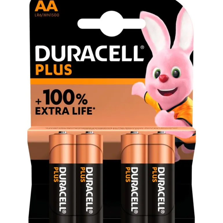 Duracell Batterijen Alkaline Plus AA