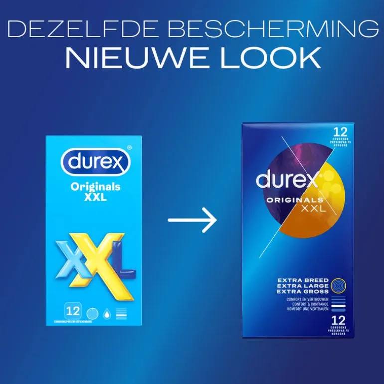 Durex XXL Condooms 12 Stuks