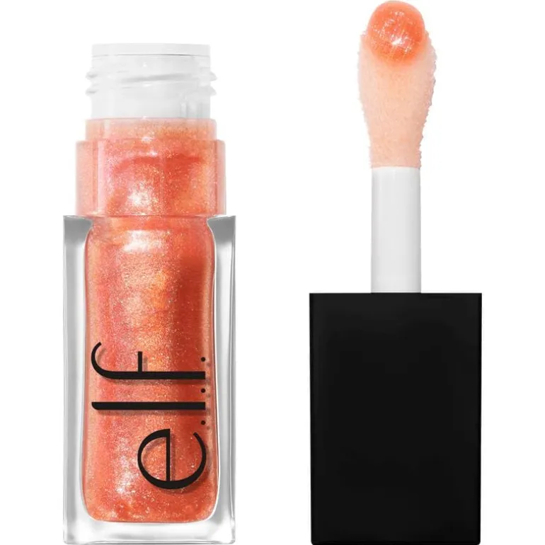 e.l.f. Glow Reviver Plumping Lip Oil Peach Shimmer