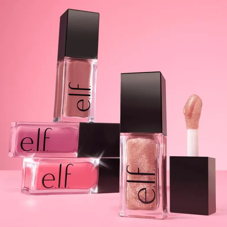 e.l.f. Glow Reviver Plumping Lip Oil Peach Shimmer