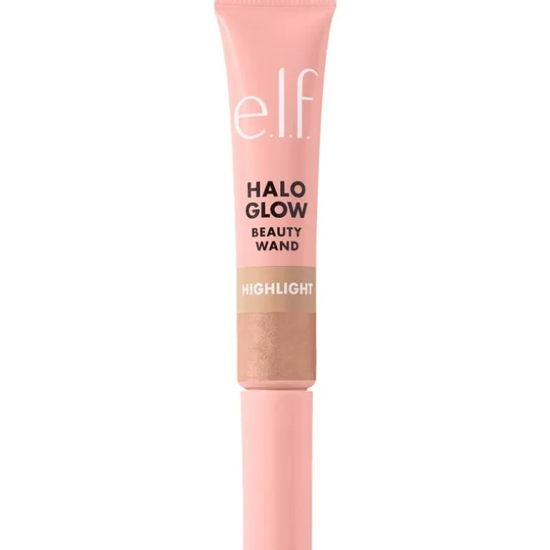 e.l.f. Halo Glow Highlight Beauty Wand Champagne Campaign