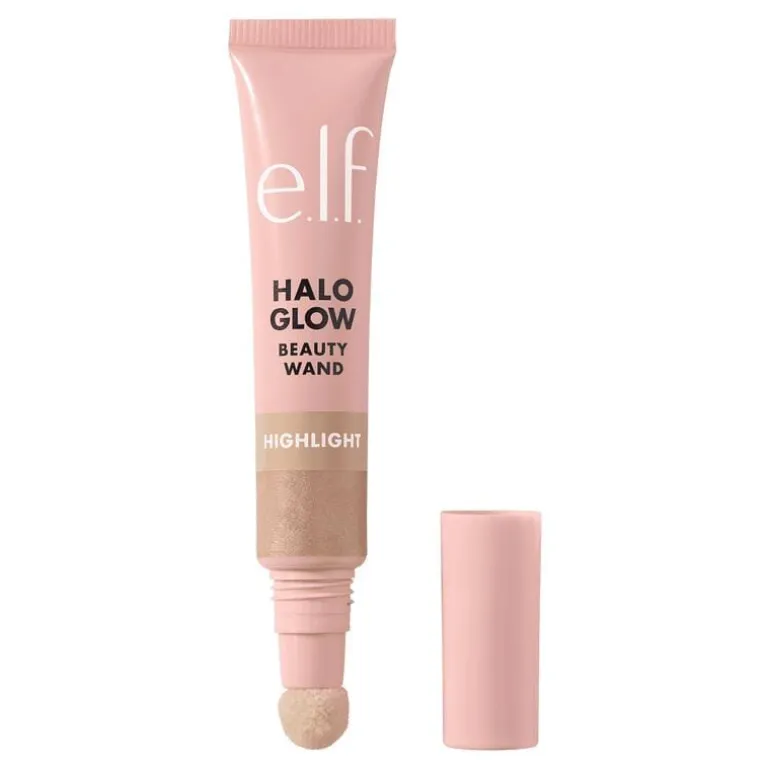e.l.f. Halo Glow Highlight Beauty Wand Champagne Campaign