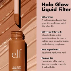 e.l.f. Halo Glow Liquid Filter 7 Deep/Rich