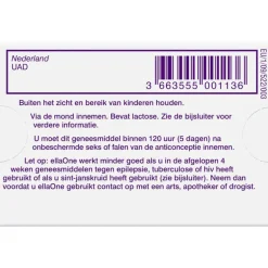 EllaOne Ulipristalacetaat Morning-Afterpil