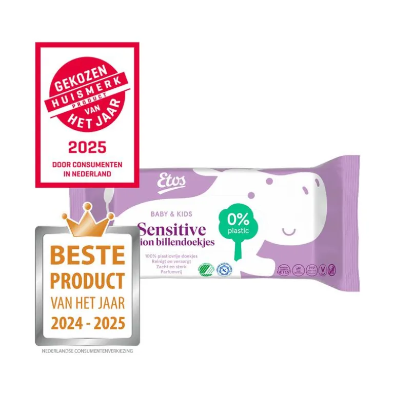 Etos Baby & Kids Sensitive Lotion Billendoekjes Single Pack