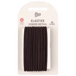 Etos Elastieken Metaalvrij Bruin 10St
