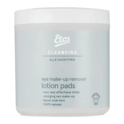 Etos Eye Make-Up Remover Lotion Pads 100 stuks
