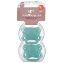 Etos Fopspenen 18+ Maanden Groen/Blauw 2 stuks