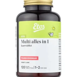 Etos Kids Multi Kauwtabletten Frambozensmaak 120 tabletten