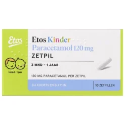 Etos Kinderparacetamol 120 mg Zetpil
