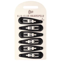 Etos Klikklak Zwart 6St