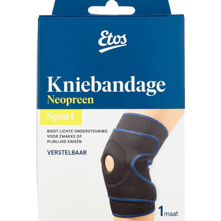 Etos Kniebandage Zwart