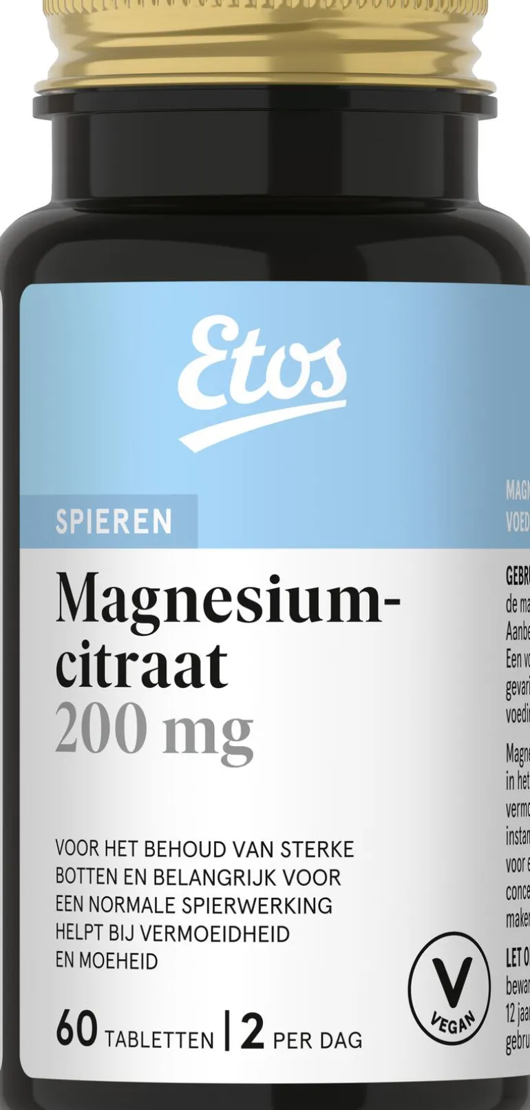 Etos magnesiumcitraat 200mg 60st