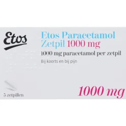 Etos Paracetamol 1000 mg Zetpil