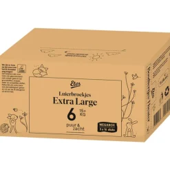 Etos Puur & Zacht Luierbroekjes Maat 6 Extra Large 15+ kg 48 stuks