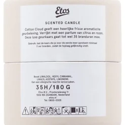 Etos Scented Glass In Sliding Tube Cotton Cloud