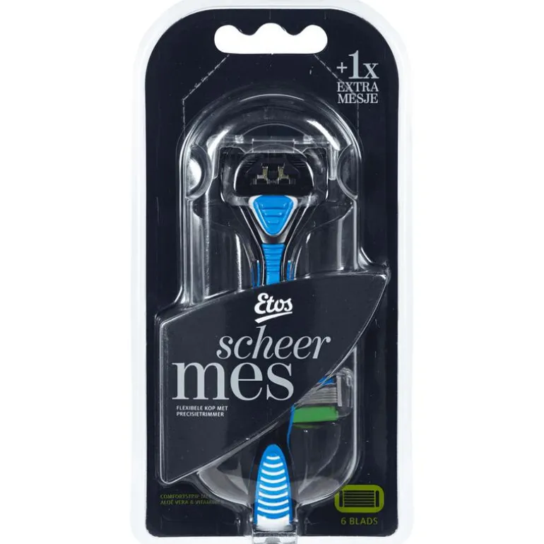 Etos Scheersysteem 6-Blads Zwart