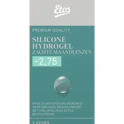 Etos Silicone Hydrogel Zachte Maandlenzen -2.75 3st.