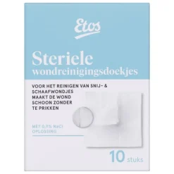Etos Steriele Wondreinigingsdoekjes 10 doekjes