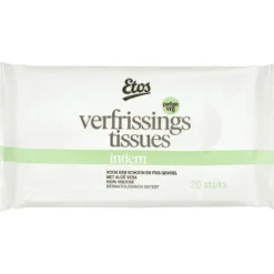 Etos Verfrissingtissues Intiem 20 stuks