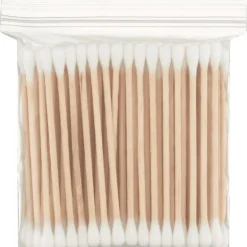 Etos Wattenstaafjes Hout 100 stuks