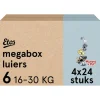Etos Woezel & Pip Luiers XL Maat 6 16-30 kg Megabox 4x24 stuks