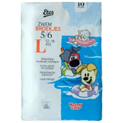 Etos Woezel en Pip Zwemluiers Maat L 10 stuks