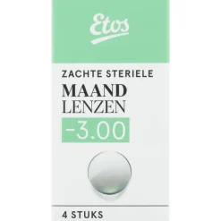 Etos zachte maandlenzen -3.00 4 stuks