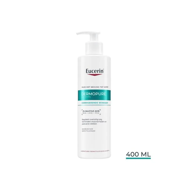 Eucerin DERMOPURE CLINICAL Corrigerende Reinigingsgel Gevoelige Huid 400 ML