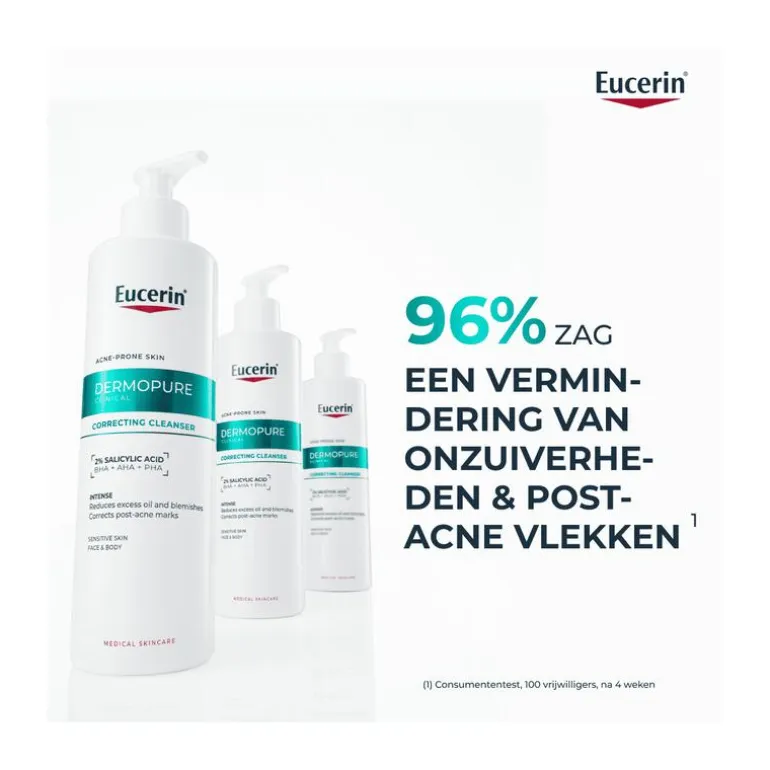Eucerin DERMOPURE CLINICAL Corrigerende Reinigingsgel Gevoelige Huid 400 ML