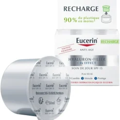 Eucerin Hyaluron-Filler + 3x EFFECT Dagcrème SPF15 Navulling 50 ML