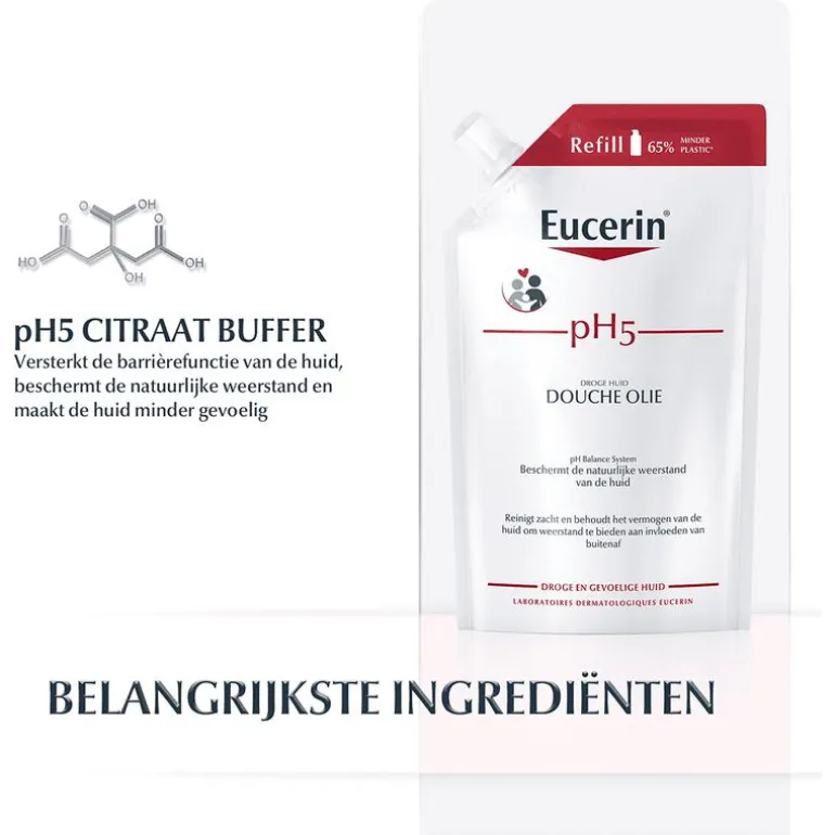 Eucerin pH5 Doucheolie Navulverpakking 400 ML