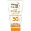 Garnier Ambre Solaire Hydra 24H Protect Lotion Zonnebrandcrème SPF 50 50ml Reisformaat Waterresistent