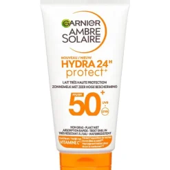 Garnier Ambre Solaire Hydra 24H Protect Lotion Zonnebrandcrème SPF 50 50ml Reisformaat Waterresistent