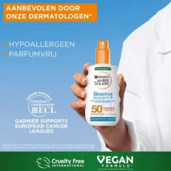 Garnier Ambre Solaire Sensitive Expert Zonnespray SPF50+ 150 ML