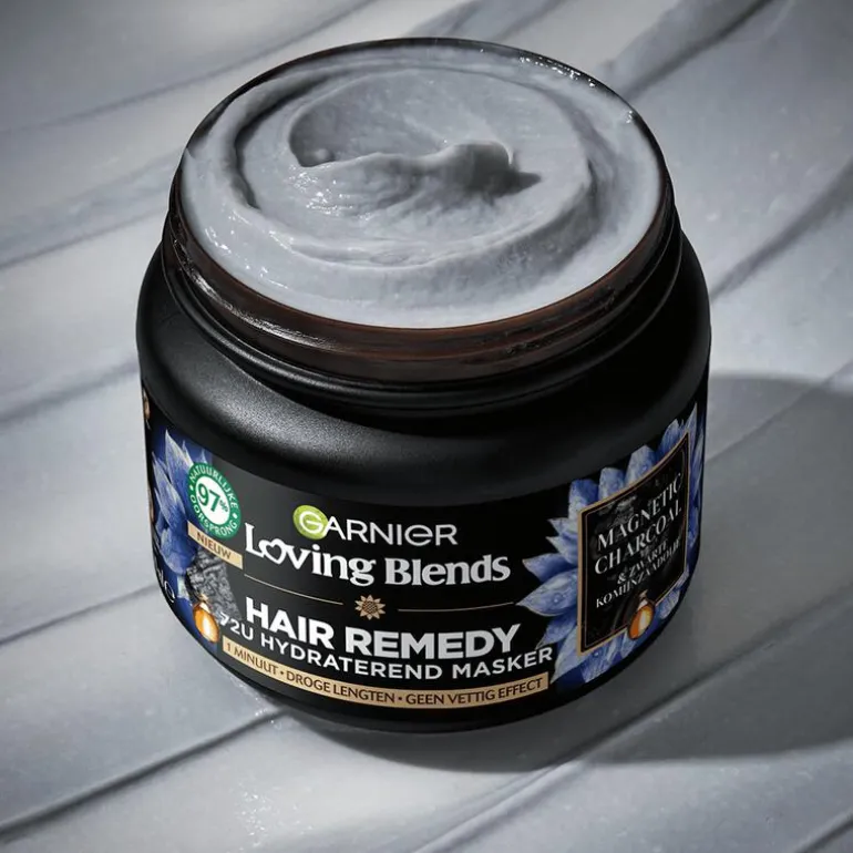 Garnier Loving Blends Charcoal Haarmasker 340 ML